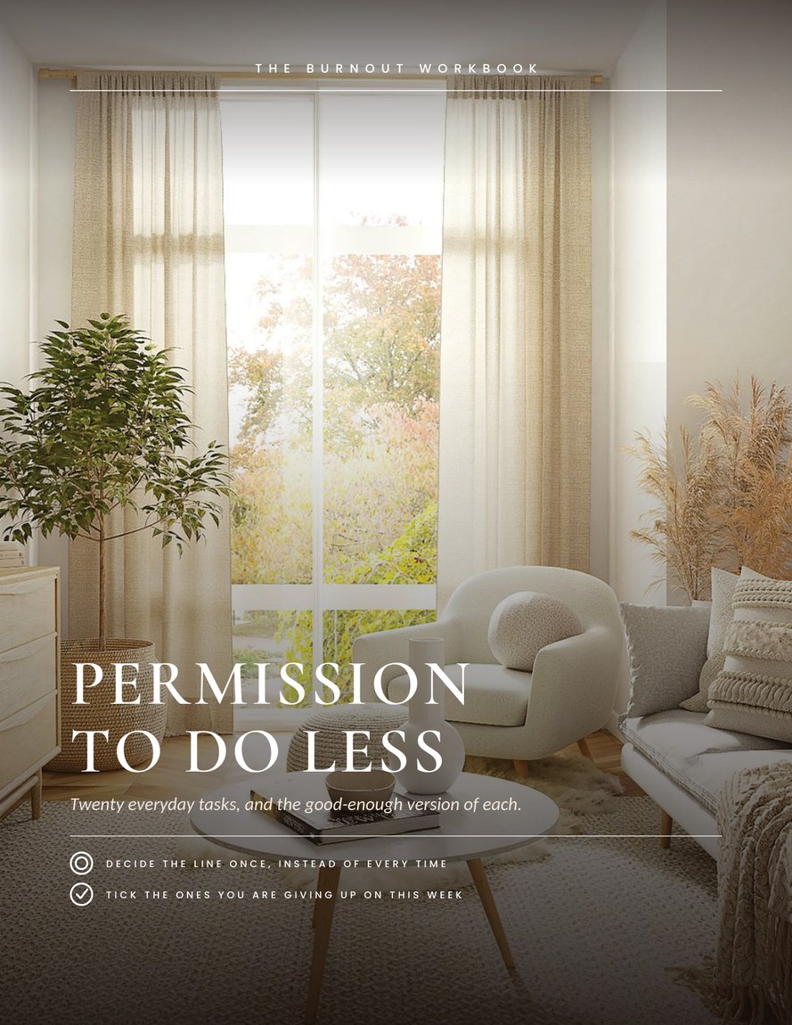 Permission to Do Less